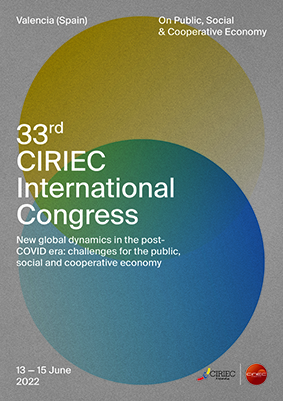CIRIEC invita a su 33 Congreso Internacional sobre Economía Pública, Social y Cooperativa – Valencia, 13 a 15 de junio de 2022