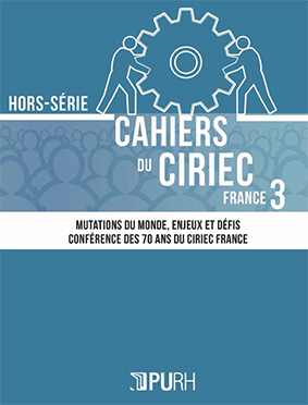 Cuaderno: “Mutations du monde, enjeux et défis” – Conferencia del 70º aniversario del CIRIEC-Francia
