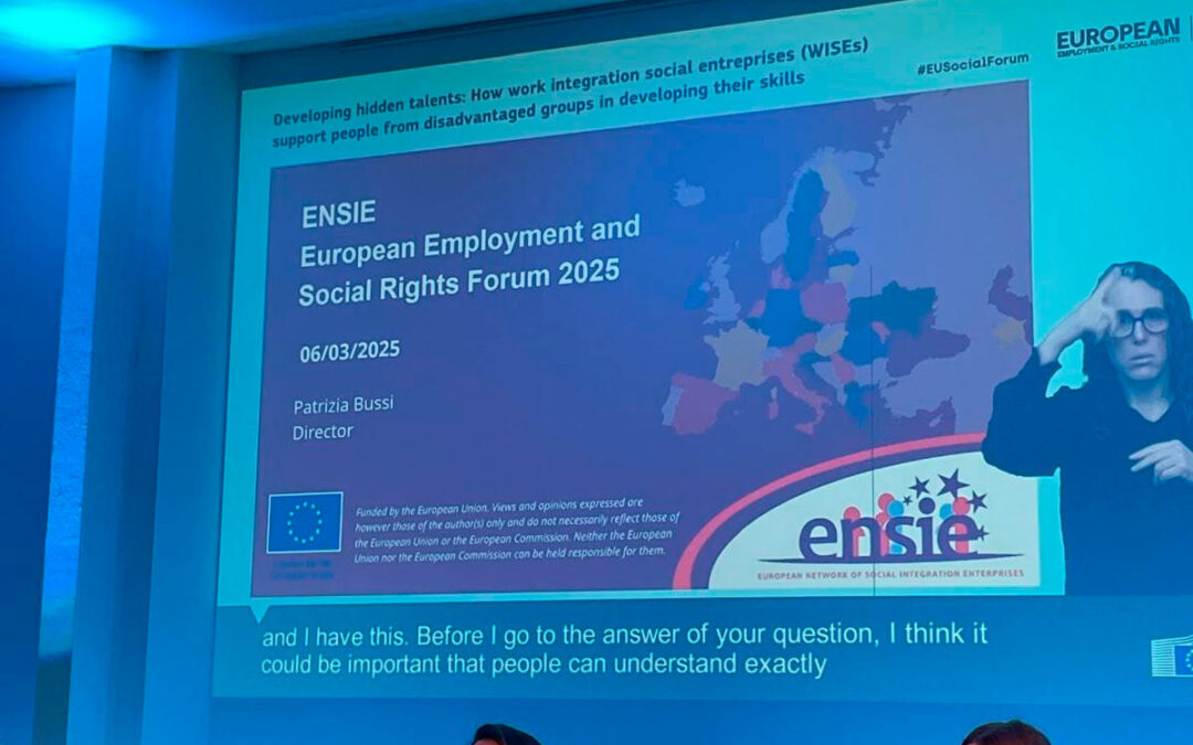 ENSIE reclama en el Foro Social Europeo 2025 políticas más sólidas y apoyo financiero para mejorar el impacto de las empresas de inserción