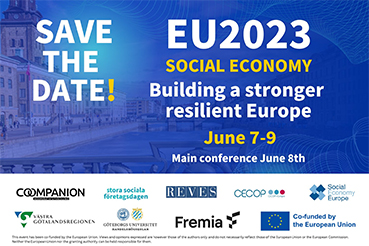 Conferencia Europea de Economía Social en Gotemburgo, 7 a 9 de junio