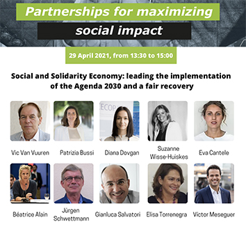 Evento EUSES – CIRIEC sobre partenariados para maximizar el impacto social – 29.04.21