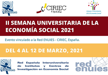 España: 127 actividades, en 26 universidades, componen la 2ª Semana Universitaria de la Economía Social, del 4 al 12 de marzo