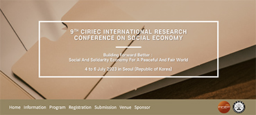 IX Congreso Internacional de Investigadores en Economía Social de CIRIEC – Seúl, julio de 2023