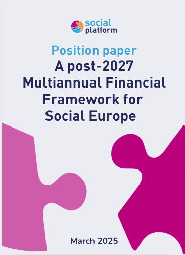Social Platform publica el documento “Un marco financiero plurianual post 2027 para la Europa Social”